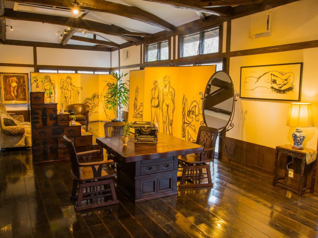 Yufuin Ryokan Dining Kitchen Zen Exteriör bild
