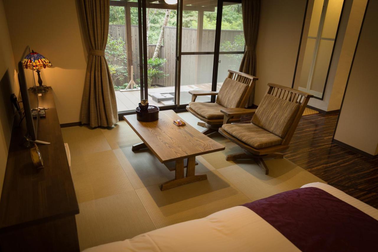 Yufuin Ryokan Dining Kitchen Zen Exteriör bild