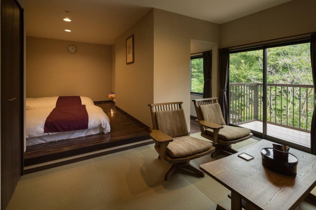 Yufuin Ryokan Dining Kitchen Zen Exteriör bild