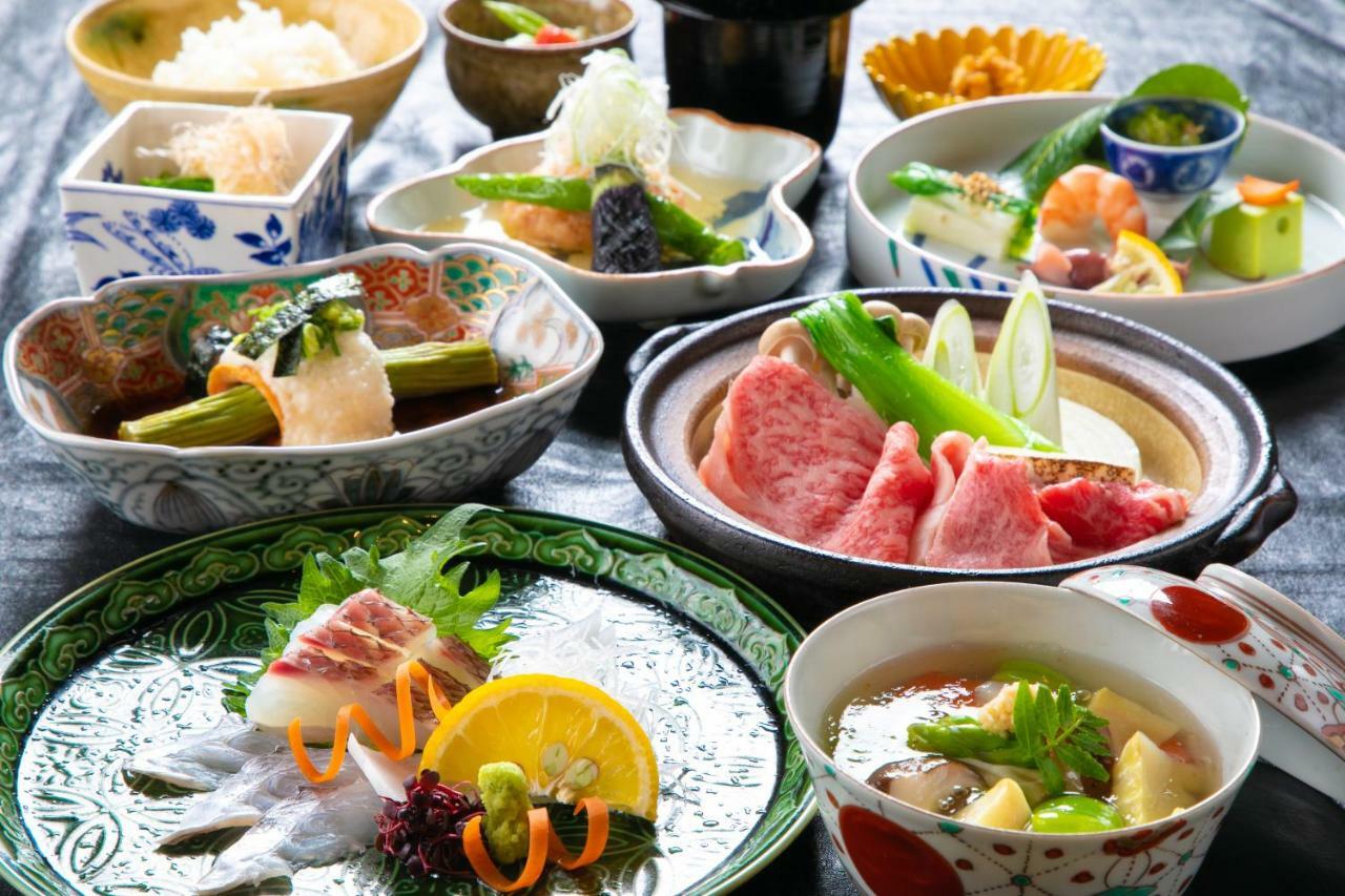 Yufuin Ryokan Dining Kitchen Zen Exteriör bild
