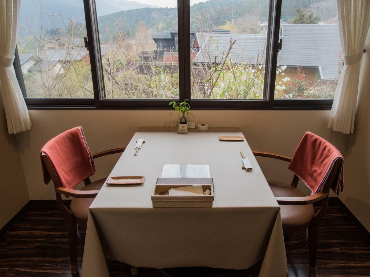 Yufuin Ryokan Dining Kitchen Zen Exteriör bild