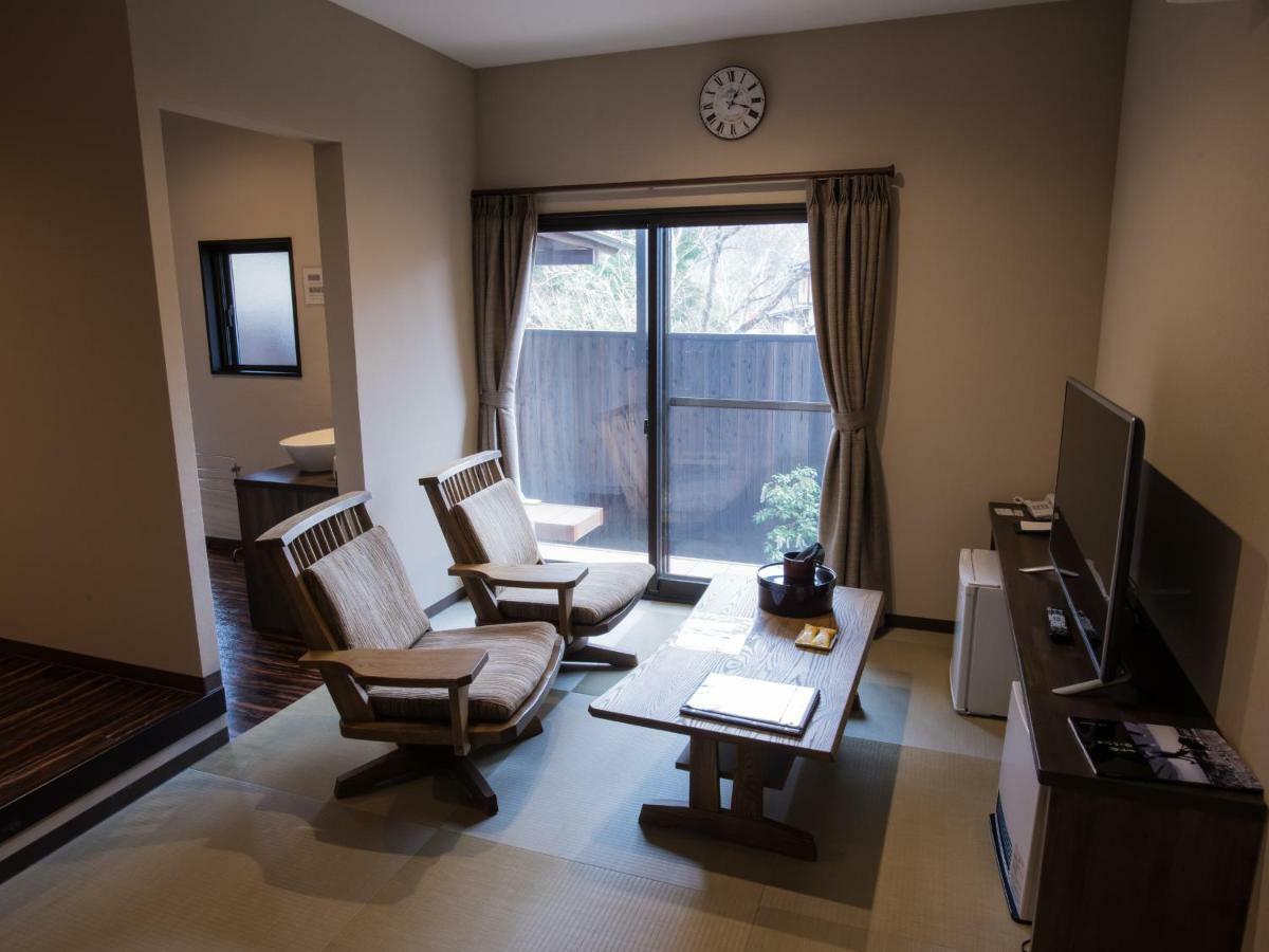 Yufuin Ryokan Dining Kitchen Zen Exteriör bild